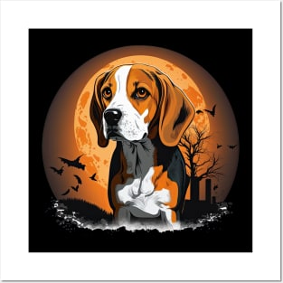 Halloween Beagle Posters and Art